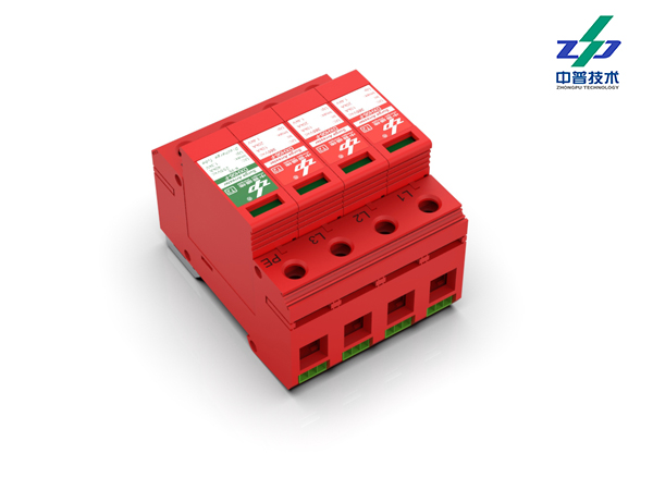 DXH06-FCS/3+1　　　　　　　　　　　20-40kA 385V 3P+N　　　　　　　　中普電源防雷器