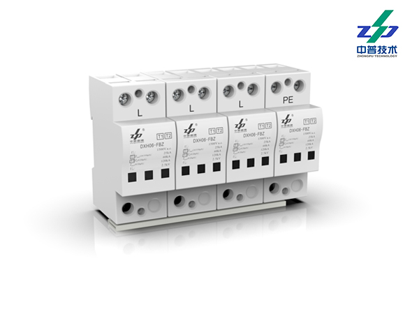 DXH06-FBZS/3+MW25　　　　　　　　 1.5kV T1:25kA T2:60-120kA　　　　　　　　中普交流電源防雷器